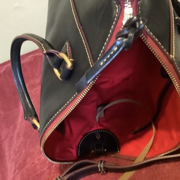 Dooney and Bourke Florentine Naomi Satchel, Navy - Picture 8 of 10